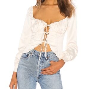 Majorelle Waldorf Top in Ivory XS